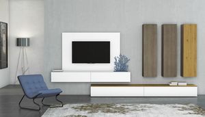 Tetris T111, Composition pour salon, avec meuble TV