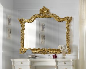 Chopin Art. 7632, Miroir sculpté, finition dorée