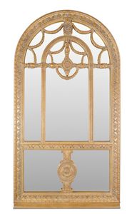 Miroir 5382, Grand miroir avec cadre en bois finement sculpt�