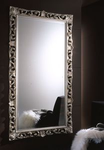 Miroir Liscia, Miroir rectangulaire Big, avec cadre laqu
