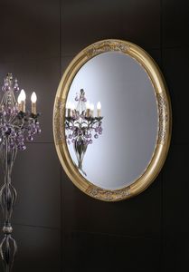 Miroir Orchidea, Miroir rond adapt pour le rsidentiel