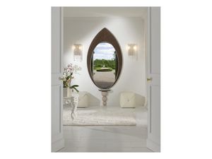 Opalin, Miroir avec cadre en cuir, style classique