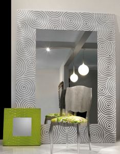 Art. 20800, Miroir avec cadre dcor de spirales