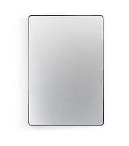 Elvis 26 miroir, Miroir avec cadre en aluminium courb� aux coins arrondis