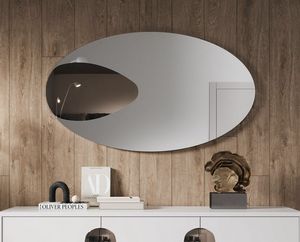 Eracle, Miroir ovale avec lment bronz