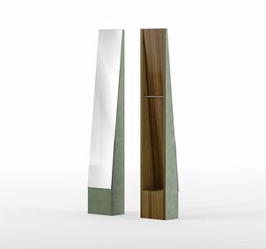 Futura miroir, Miroir de sol avec porte cravate et foulard