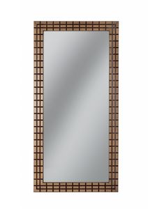 Gold miroir rectangulaire, Miroir rectangulaire avec cadre