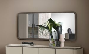 PERLA miroir, Miroir rectangulaire avec cadre arrondi