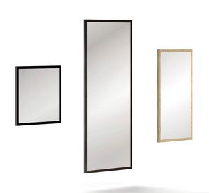 Zen, Miroir avec cadre en bois sans soudure