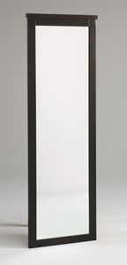 Zeno armoire miroir, Miroir avec cadre en bois massif, pour chambre d'htel