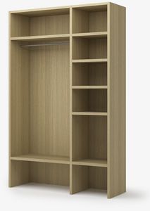 Art. 30869 Armoire ouverte profondeur r�duite 138 cm, Armoire ouverte pour chambres d'h�tes et chambres d'h�tel