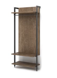 Art. 31019 Armoire �tag�re avec porte-bagages, Armoire avec �tag�res et porte-bagages pour h�tels