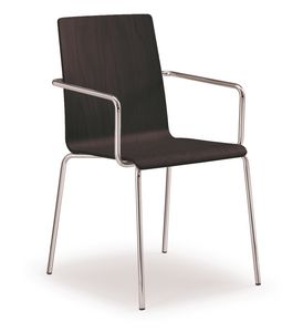PL 509, Chaise empilable avec coque en bois