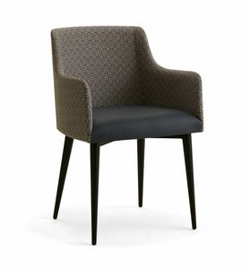 Alan Met, Fauteuil moderne avec pieds en mtal