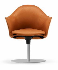 Hipod & Lopod fauteuil 10.0191, Fauteuil pivotant en cuir