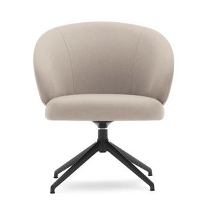 Lily 04562L, Fauteuil enveloppant avec pi�tement pivotant en aluminium