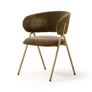 Zaira, Fauteuil en mtal, au style pur