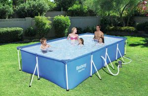 Bestway 56424 Piscine Hors Terre Rectangulaire Steel Pro 400x211x81 cm - 56424, Piscine hors sol de qualit suprieure