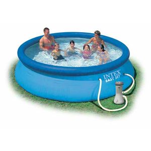 Intex 28132 Easy Set piscine gonflable hors-sol ronde 366x76 - 28132, Piscine gonflable extrieure avec pompe de filtration