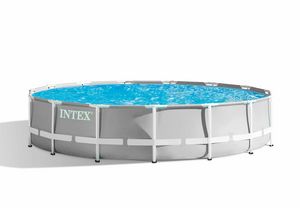 Piscine Hors Sol Intex 26724 ex 26734 Prism Frame Ronde 457x107 - 26724, Piscine de jardin ronde