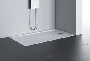 FLAT, Plaque de douche Minimal, pierre naturelle