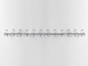 Swing T wall-mounted coat rail, Modular crochet de manteau en acier et polycarbonate