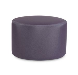 Sixty Round, Pouf cylindrique en �co-cuir