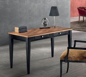 Art. H8440, Bureau avec plateau marquet� � carreaux