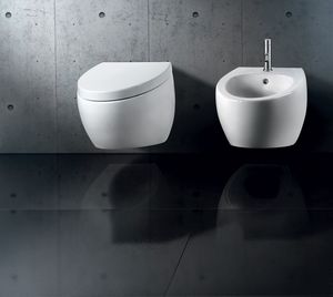 OVAL WALL WC BIDET, Murale sanitaire, diverses finitions disponibles