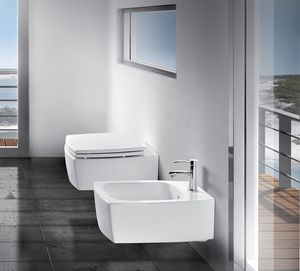 SQUARE WALL WC BIDET, Murale articles sanitaires en cramique