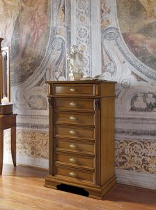 Art. 44530 Puccini, 7 Commode en bois dans un style classique, pour les chambres
