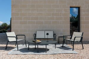 LIMA, Canap� et fauteuils d'ext�rieur, en aluminium et textil�ne