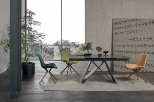 DELTA 160 TA523, Table extensible avec structure en stratifi