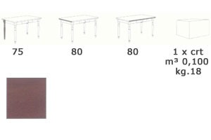 T/080G, Table carrée dans un style rustique, en bois, pour un bar à vin