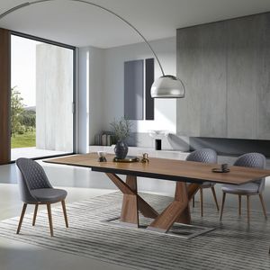 Ankor, Table extensible, avec un design rigoureux