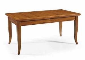 Art. 55, Table en bois avec plateau  rallonge