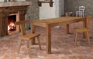 Art. 657, Table en bois, avec plateau extensible