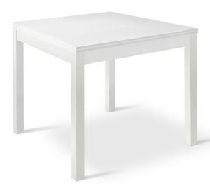 BERTA 4W, Carr table extensible en bois pour les salles de sjour