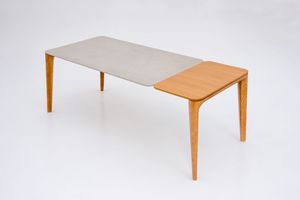 DAFNE, Table extensible en bois pour salle  manger