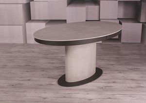 Dione, Table  manger ovale extensible