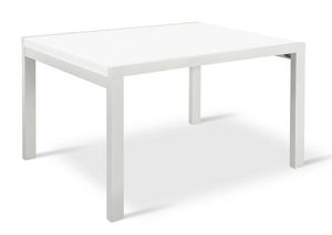 ELVIS 120, Table extensible, avec bord en aluminium
