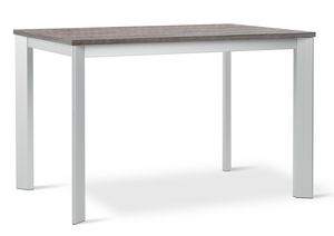FARGO, Table extensible avec des jambes en aluminium anodis
