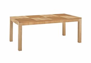 Scacchi 5771, Table extensible en bois