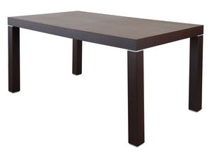 TA35, Table en bois extensible, suprieure de placage, finition en diffrentes couleurs