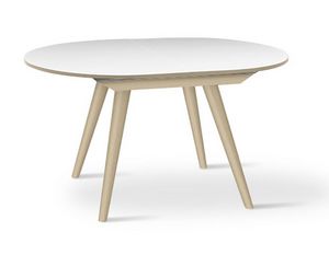 ARIS 160, Table extensible ovale avec pieds fusels, pour les restaurants