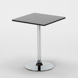 Table basse interne  BIS70, Table de bar, avec base de miroir en acier