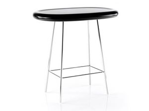 Bloob table, Table basse avec structure en acier, sol en polyurthane