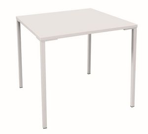 Simply Laminated H100, Table empilable avec dessus en stratifié, base en métal