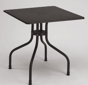 Arturo square table, Table carre en mtal pour l'extrieur, 80x80 cm