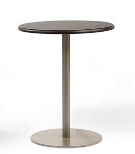 BASIC 855, Table ronde avec base en métal